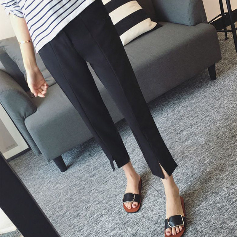 200 catty size Western clothing Pants Children Fat Mm Thick straight tube Smoke Tubes Pants Loose 90% Career Positive Dress Kharen Pants