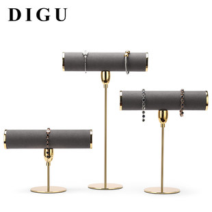 狄古 Браслет дисплей микрофибра браслет ювелирные изделия Настраивать часы шкаф окно шоу реквизит аксессуары металл Дисплей стендов