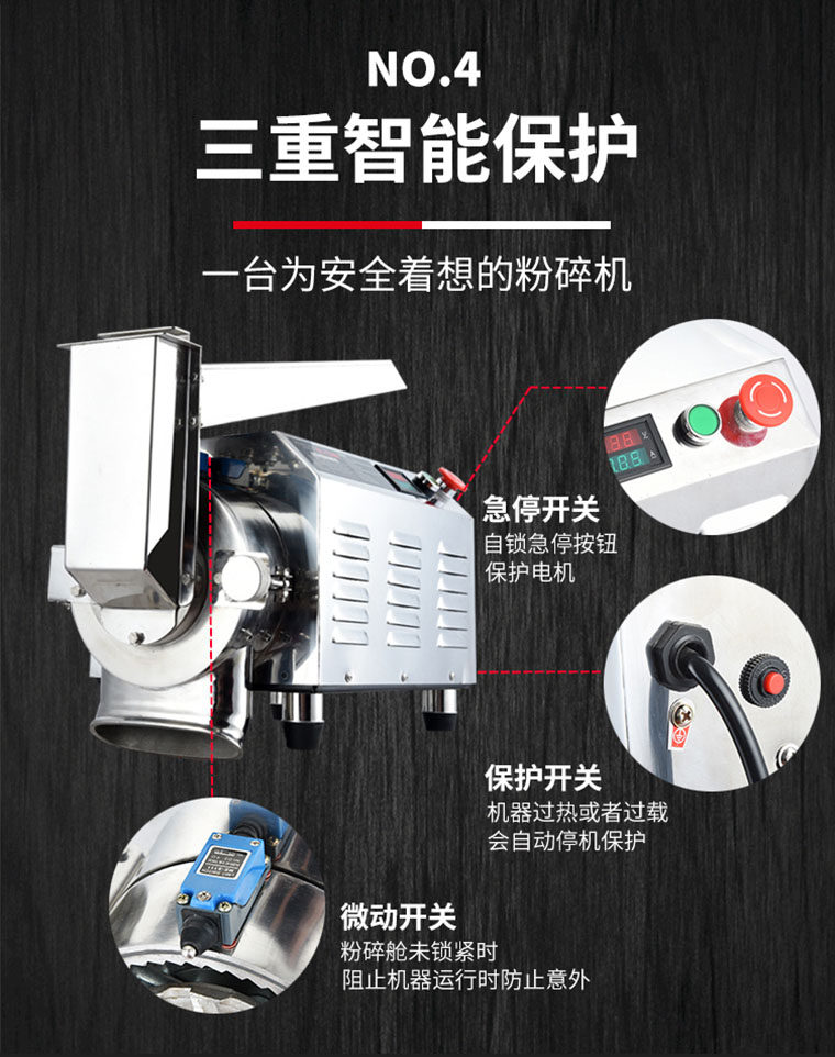 巴菱 商用大功率磨粉机 图7