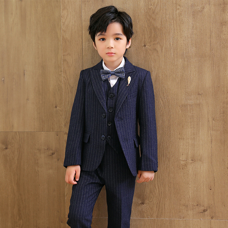 Children suits suit Playboy gown Male Bao Piano Plays Out of Inron Host Boy high-end Western suit Winter-Taobao