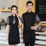 Комбинезон, летняя одежда для работы, кофейная униформа, короткий рукав