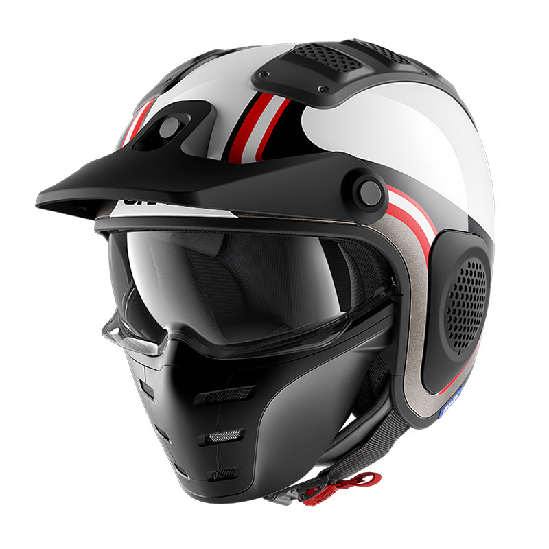 French import SHARK SHARK road off-road four-wheeled beach motorcycle helmet semi-duplex X-DRAK retro