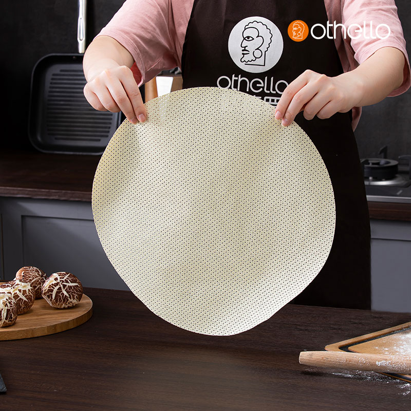 German Othello Silicone Steamed Cage Cloth Nonstick Steaming pan Glutinous Rice Steamed Stuffed Bun With Small Caged Ladle Water Dumplings Steam Cage Mat