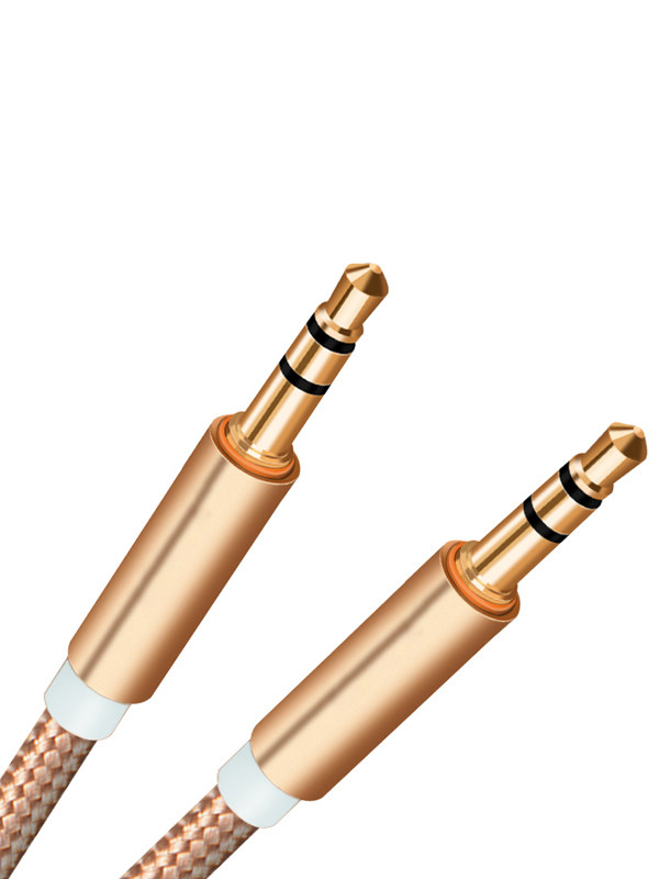 Aux Audio Cable for Car Use, 3.5mm Male-To-Male Plug, for Mobile Phones, Headphones, Computers, Dual-Head Audio, Car Connection Cable, Car Speakers, Audio Headsets, Universal for Apple, Pure Copper Audio Output Cable