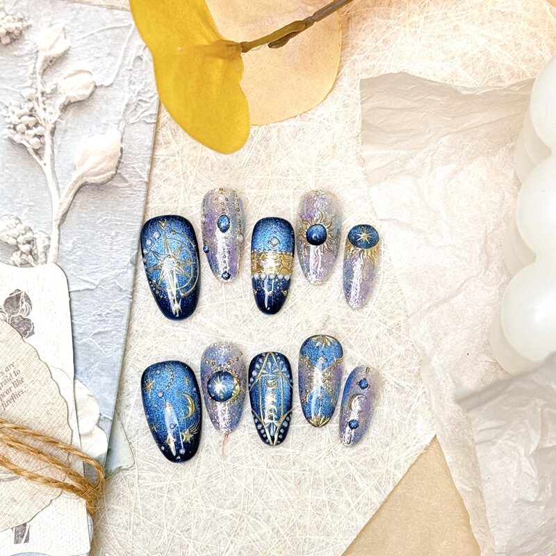 Handmade Nails 26099 Poison Full Nail Type Ss ins Xiaohongshu High-End Luxury Manicure