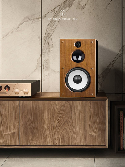 Youtang T318 Passive Bookshelf Speakers Hifi Audiophile-Grade Speakers for Home Use Three-Way 8inch High-Fidelity Professional Audio