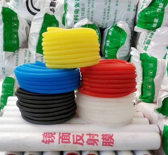 Heating corrugated pipe 20 special white black corrugated pipe manufacturer direct serpentine corrugated pipe