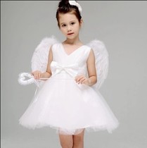 Childrens performance clothes Little Angels performance costumes flower children Angels chorus hair boys and girls Wings