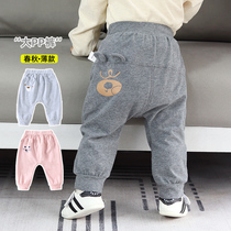 Pants pour bébés printemps style automne gros pp pantalons bas avec velvety automne et hiver pour bébés hommes longs pantalons et pantalons fart pants printemps et été à lextérieur