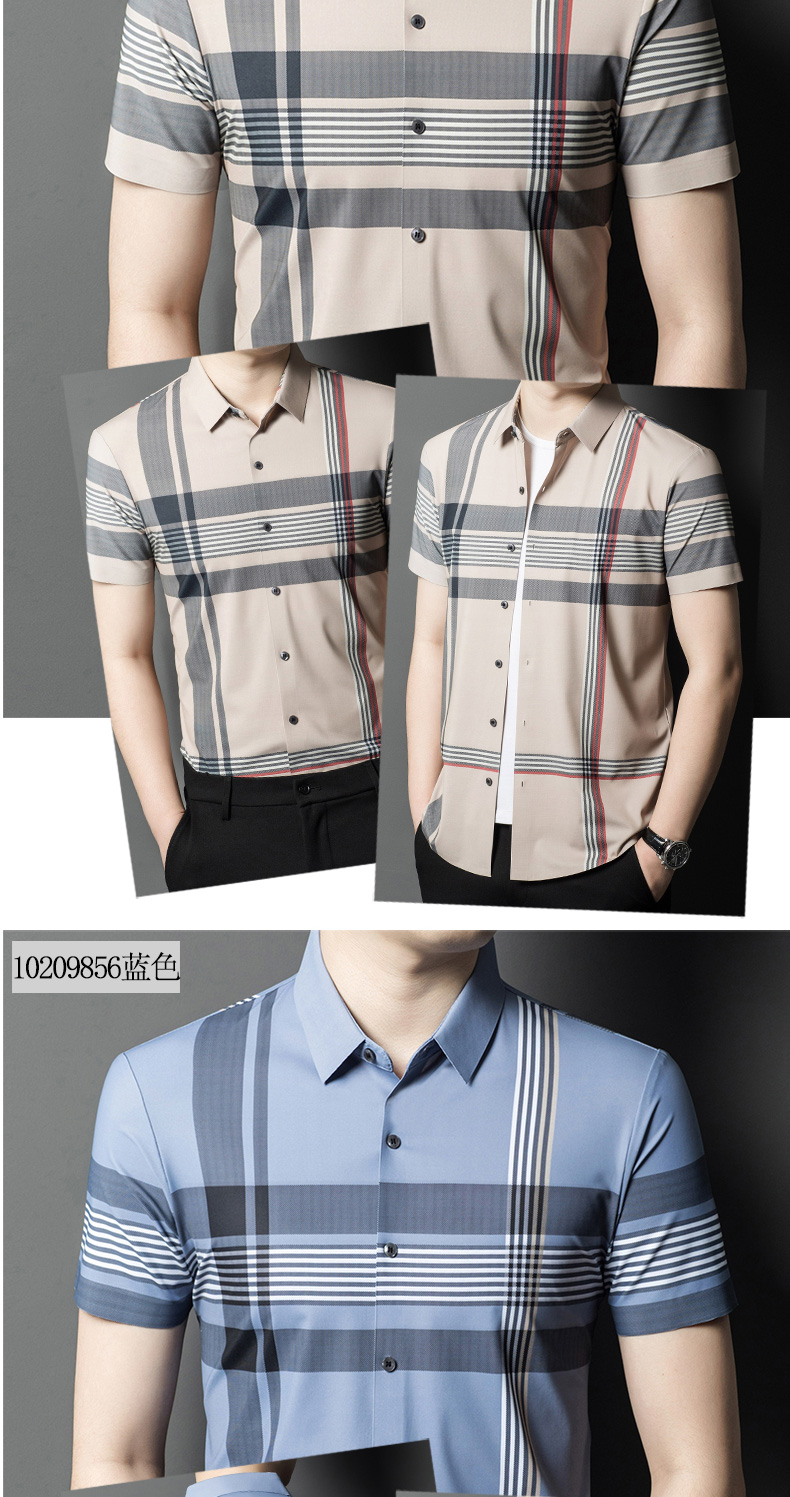 C4264 1070K ÁO SƠ MI NAM MINREAG BIG SIZE NGOẠI CỠ NGẮN TAY KẺ CARO MÙA HÈ KẺ CARO THỜI TRANG NAM G03 SẢN PHẨM MỚI