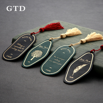 Retro exquisite bookmarks creative graduation gifts literary bookmarks classical Chinese style students use custom-made gift boxes birthday creative gifts products customized souvenirs gifts