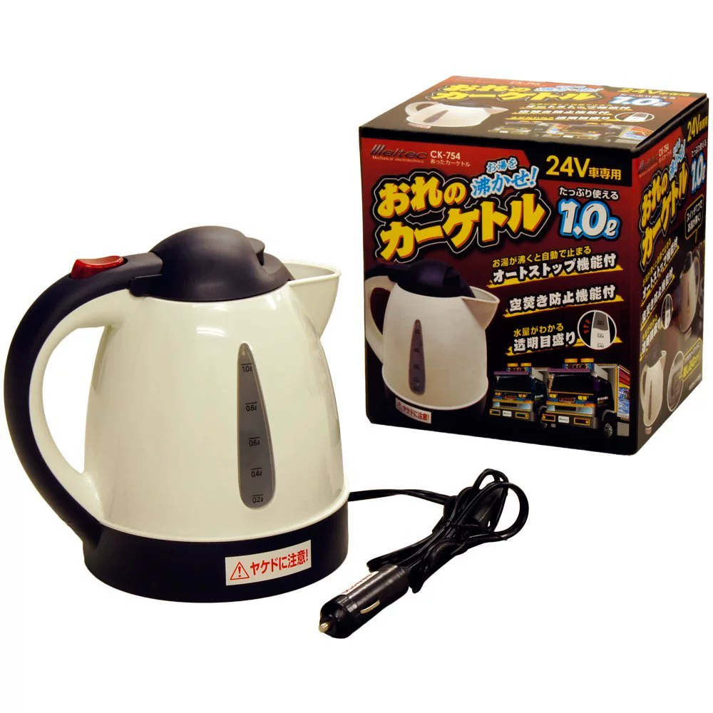 Nhật Bản Dazi Công nghiệp Meltec Xe hơi Máy sưởi điện Xe hơi Nước nóng Cup Ấm siêu tốc Cup 12V24V - ấm đun nước điện