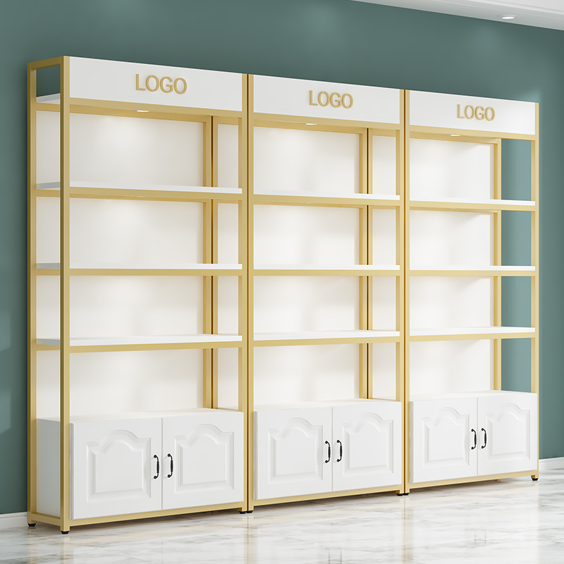 Cosmetics display rack Simple shelf display rack display rack Floor beauty salon commodity display rack Product display cabinet