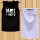 Mùa hè vai không tay áo thun nam XL cotton rộng thể thao vest béo vest vest bóng rổ - Áo vest cotton khoác vest nữ