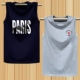 Mùa hè vai không tay áo thun nam XL cotton rộng thể thao vest béo vest vest bóng rổ - Áo vest cotton khoác vest nữ