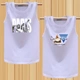 Mùa hè vai không tay áo thun nam XL cotton rộng thể thao vest béo vest vest bóng rổ - Áo vest cotton khoác vest nữ