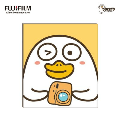 Fuji 3 inch mini mini Polaroid camera photo photo paper album 7 9114090 cartoon cute little Liu duck