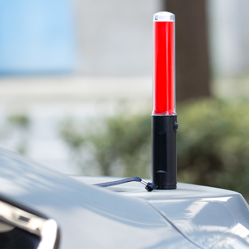 260 fire traffic baton fluorescent stick super bright LED emergency flash glowing warning stick fire baton