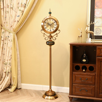 American landing bell living room mute creative extravaganza Atmospheric Big Seat Bell Eurostyle Villa Pendulum with big bell decorative standout clock