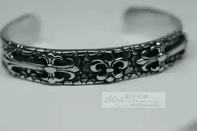 Brand original Scout Flower Double Cross Flower Titanium Steel Bracelet Qian Zhilong Nicholas Tse with Style