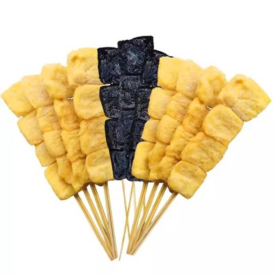 油炸臭豆腐串1KG/袋烧烤火锅食材