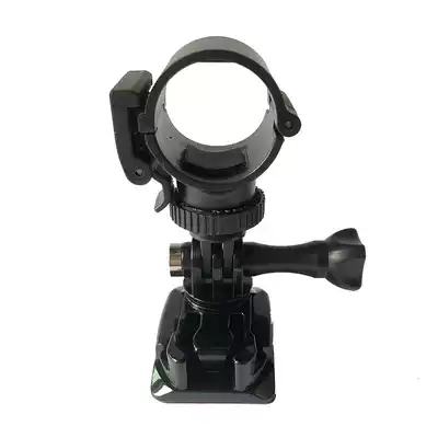 360 degree rotating flashlight bracket adhesive type locomotive electric car helmet flashlight clip 26mm28mm30mm