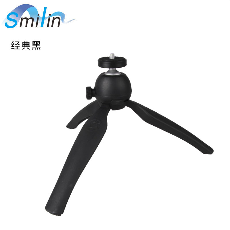 Mini portable desktop tripod with adjustable height angle stable and stable when durable office holds tripod
