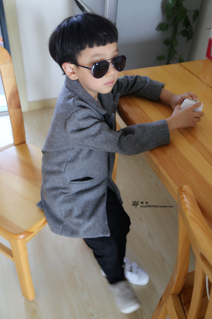Manteau pour garcon en laine - Ref 2161351 Image 44