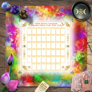 Renault Manliangnarot Luo Luo Big Tablecloth Push Card Позолоченная речинка Lenormand 46