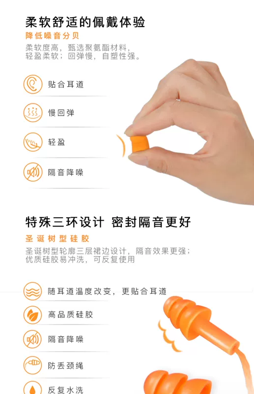 Nút bịt tai công nghiệp cách âm Shida mũ bảo hộ lao động đồ bảo hộ lao động chống ồn cấp nhà máy chống ồn chuyên nghiệp chống ồn chống ồn tắt tiếng bịt tai để ngủ