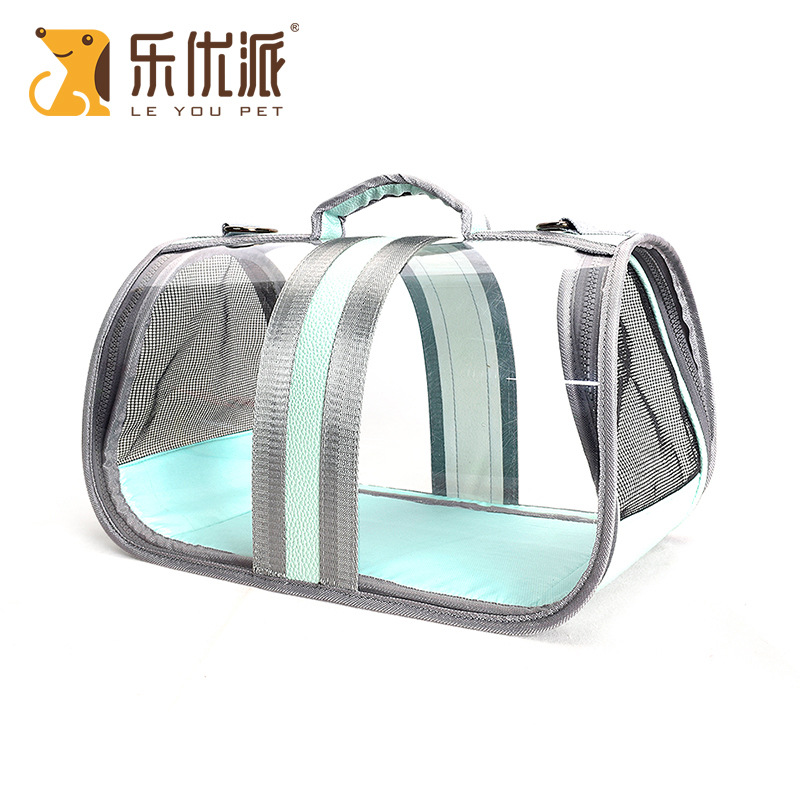 Leyoupai Tutu take-out bag small pet take-out bag portable portable cat bag transparent visible breathable pet out bag