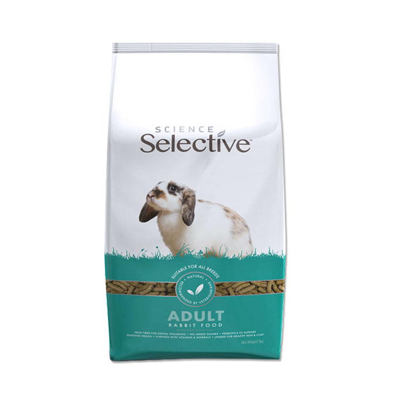 Spot UK Supreme Selective to Esteem High Fiber Into Rabbit Grain Natural Rabbit Feed 3kg