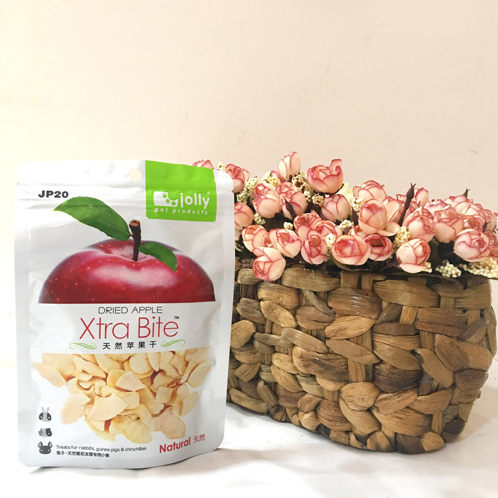 Hamster snacks Jolly Zolly natural apple dry hamster dragon cat rabbit tendermouse snacks JP20