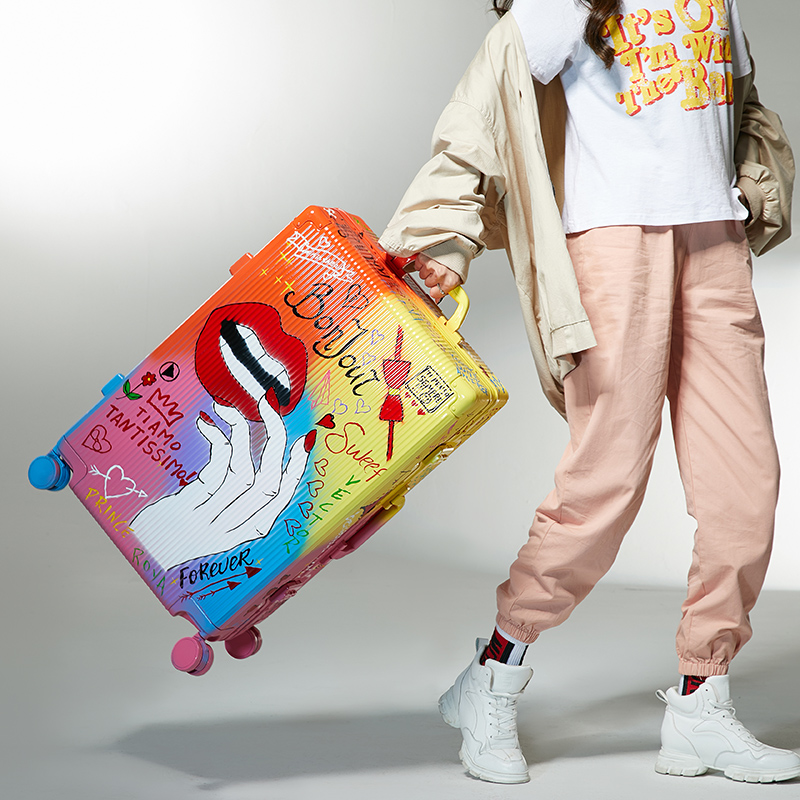 The new small, multi - wheel rod box female 20 inch password travel box in the American Asian Studio Luggage