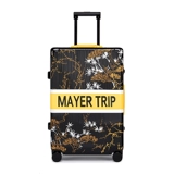 Mayrtrip's Новая национальная традиционная багажная коробка для женской алюминиевой каркас.