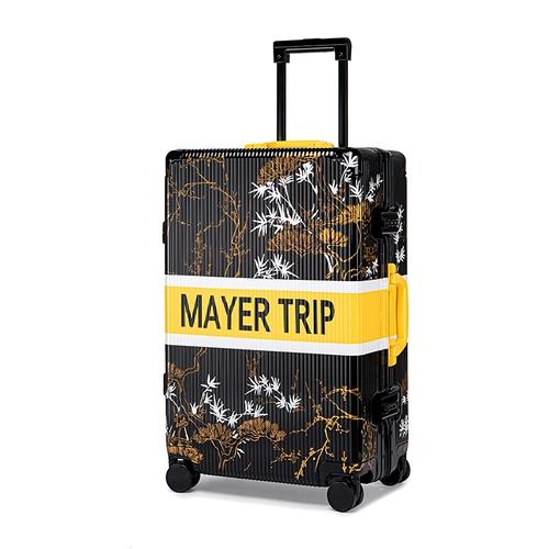 Mayrtrip's Новая национальная традиционная багажная коробка для женской алюминиевой каркас.