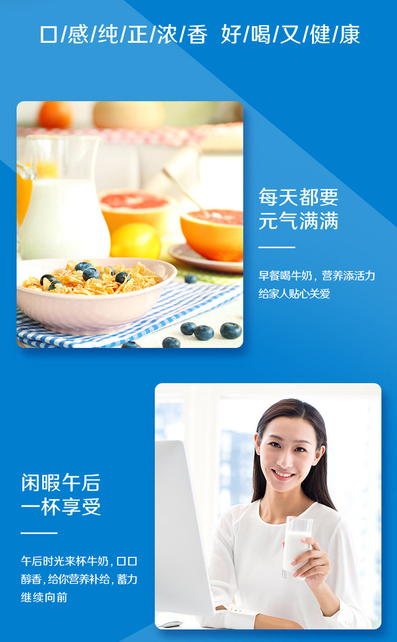 伊利 无菌砖纯牛奶 250ml*16盒*2箱 图6