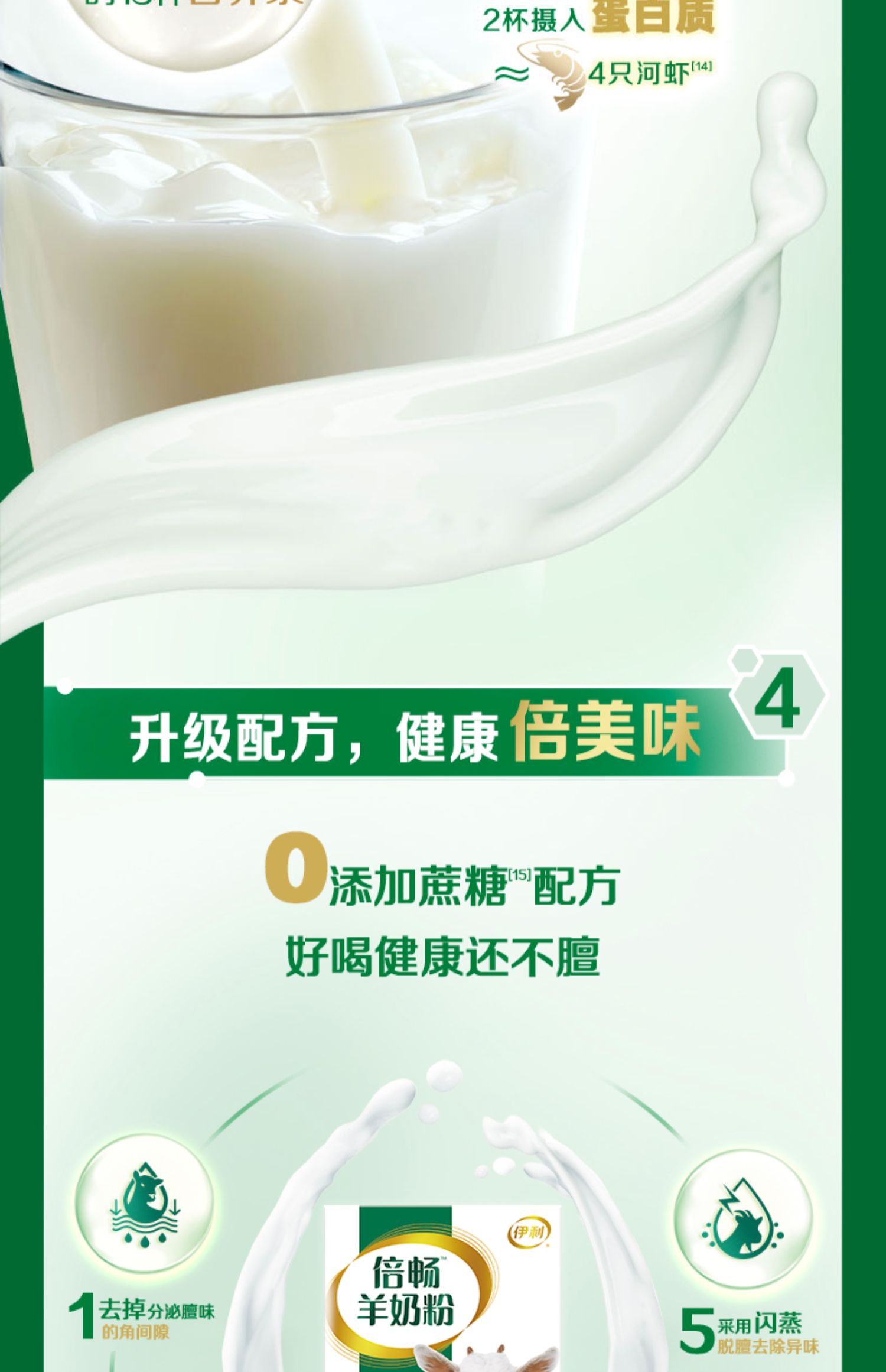 【中國直郵】伊利 倍暢羊奶粉 盒裝便攜袋裝 175g