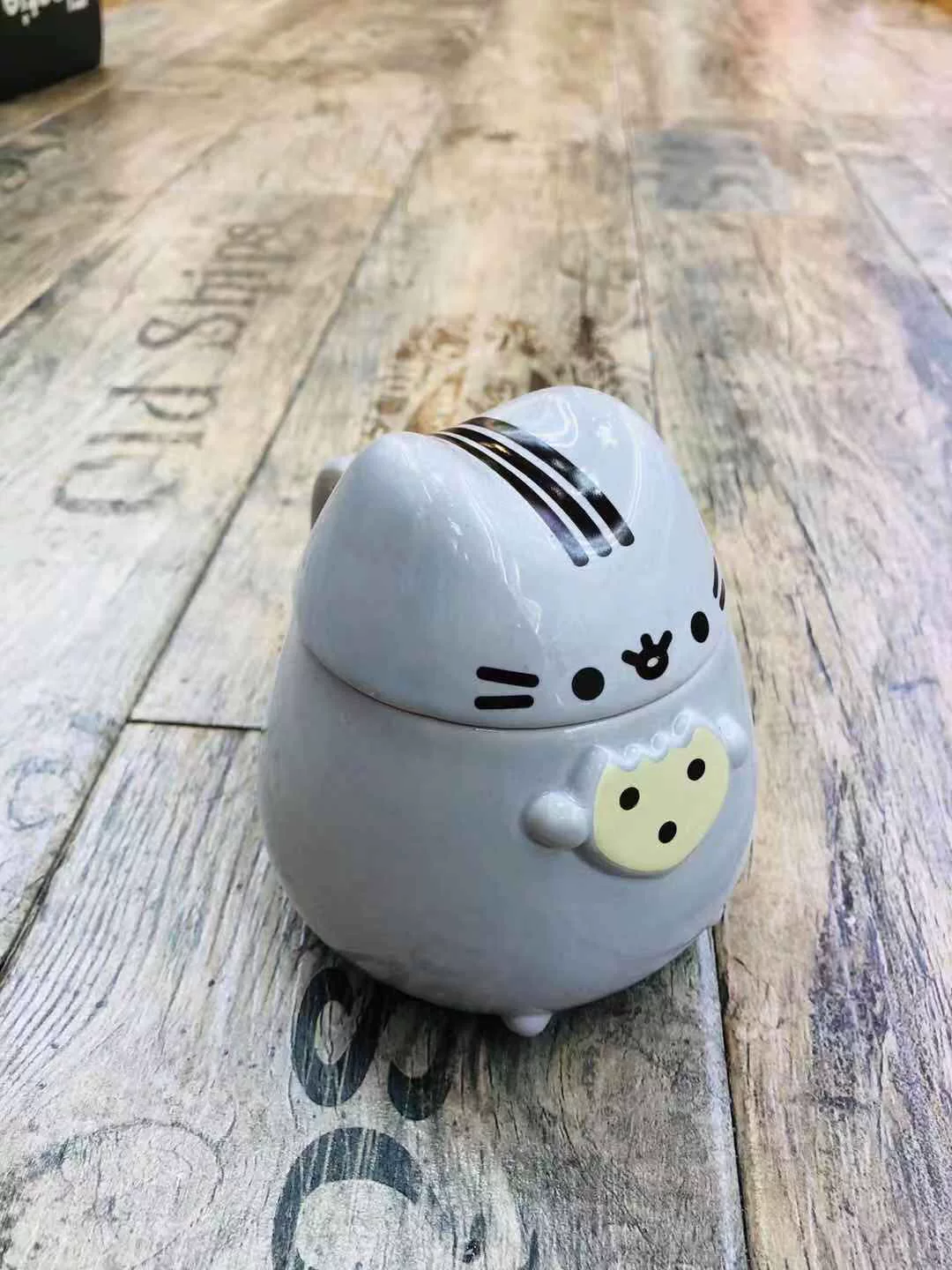 Корейский INS PUSHEEN КОТ креативная полная жирная подложка стерео-стилизация керамика Марк чашка красивая кружка для воды