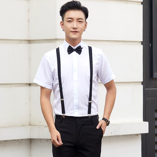 Brother, рубашка, комбинезон, штаны для школьников, белая одежда
