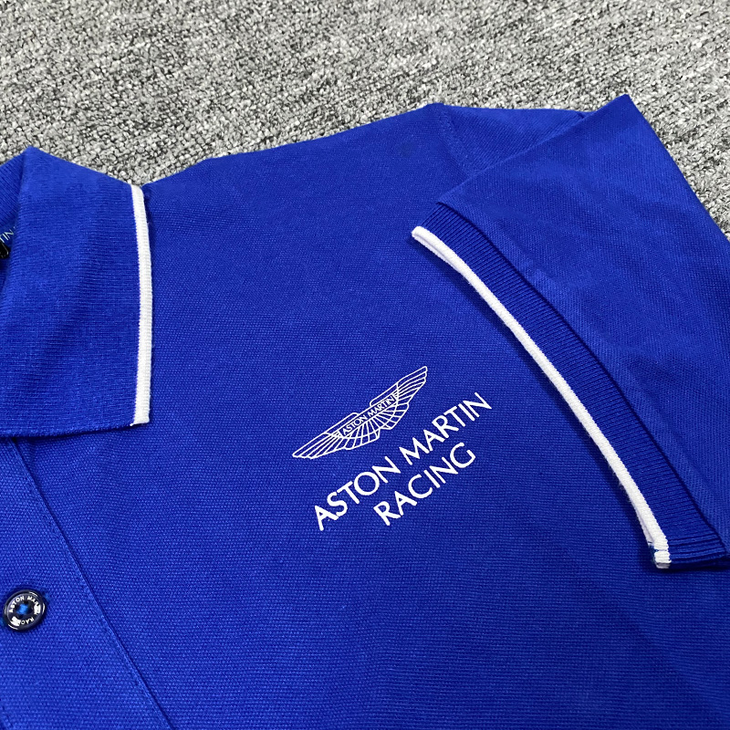 ASTON Martin men's super run joint version POLO shirt short-sleeved lapel T-shirt Booker Brothers micro-bomb