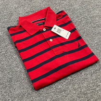 Nordica Mens pearl Cotton Polo shirt lapel mens short sleeve Booker Brothers work summer soda