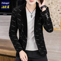 Fall Western-style mens jacket in Korean version 2021 new mens suit casual handsome 100 hitch-pence jacket man