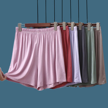 High waist modal large size shorts summer fat mm loose