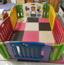 Japan Japanese parenting music game fence Baby crawling toddler fence Square six pieces