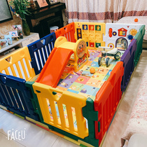 Japan Japan parenting childrens games Music fence Animal toys Eight-piece fence group