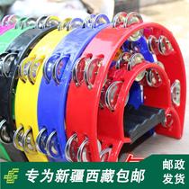 Xinjiang Tibet Bar Entertainment KTV Ring Bell Kindergarten Teachers Hand Bell Childrens Hand-Cranked Instrument Sand Hammer