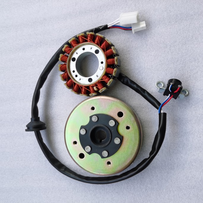 Mountain Leaf Flying Eagle Surging in Linhai Extreme Light Three generations of the original factory Magnetic Steel Magnetor Generator Ignition Coil Magnetic Cylinder-Taobao