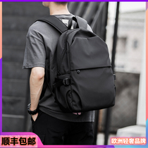 French backpack mens 2022 new fashion mens backpack fashion travel bag trendy brand large-capacity computer bag