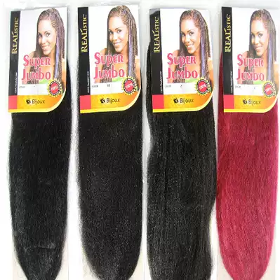 Dirty braid SUPER JUBMO braid hair black wig braid